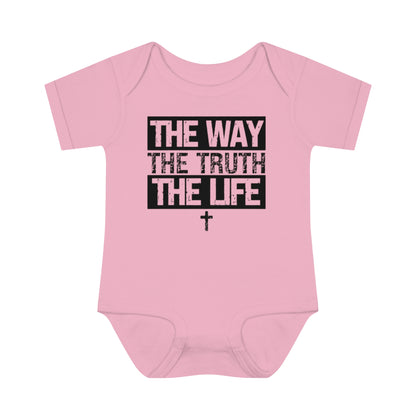 THE WAY THE TRUTH THE LIFE BABY BODYSUIT