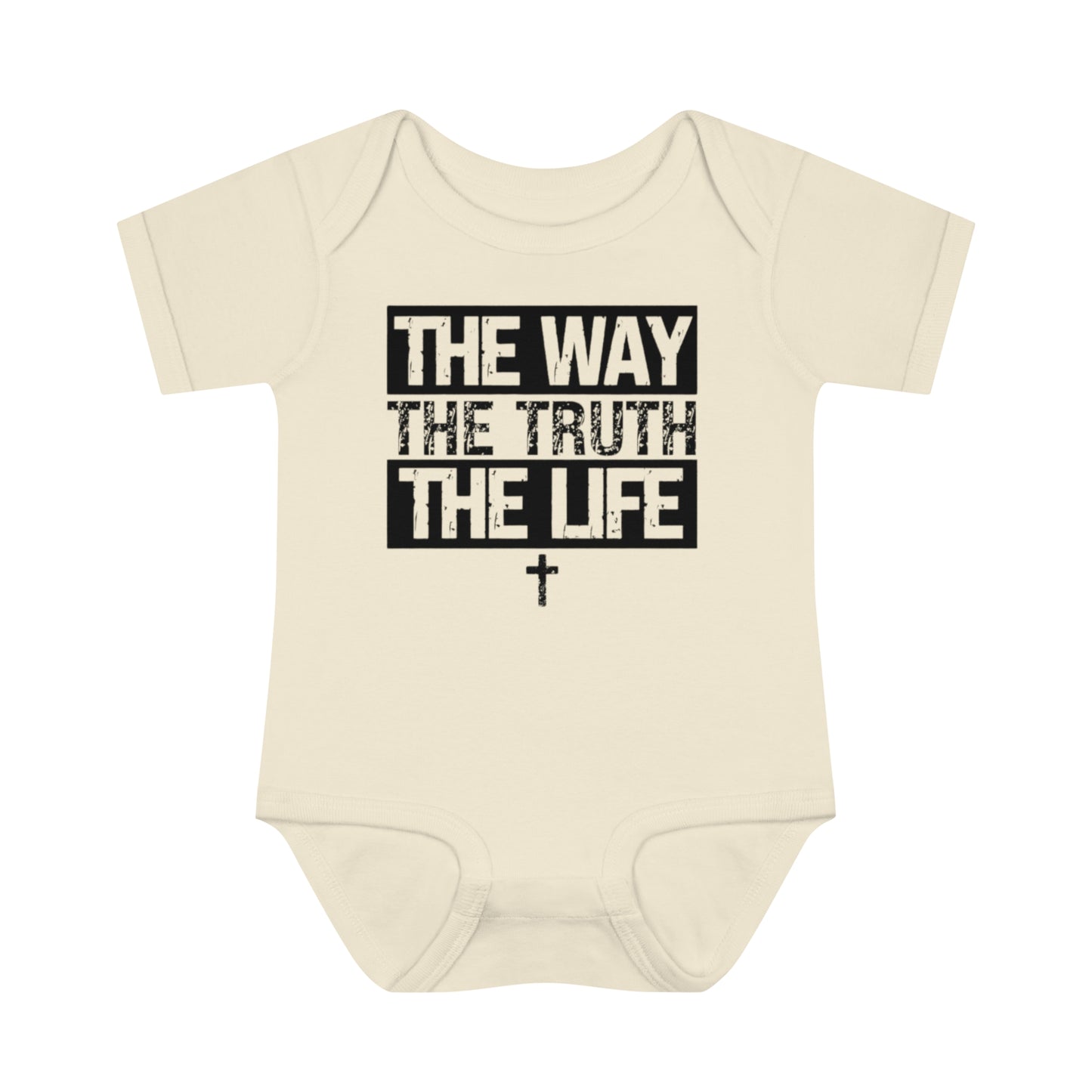 THE WAY THE TRUTH THE LIFE BABY BODYSUIT