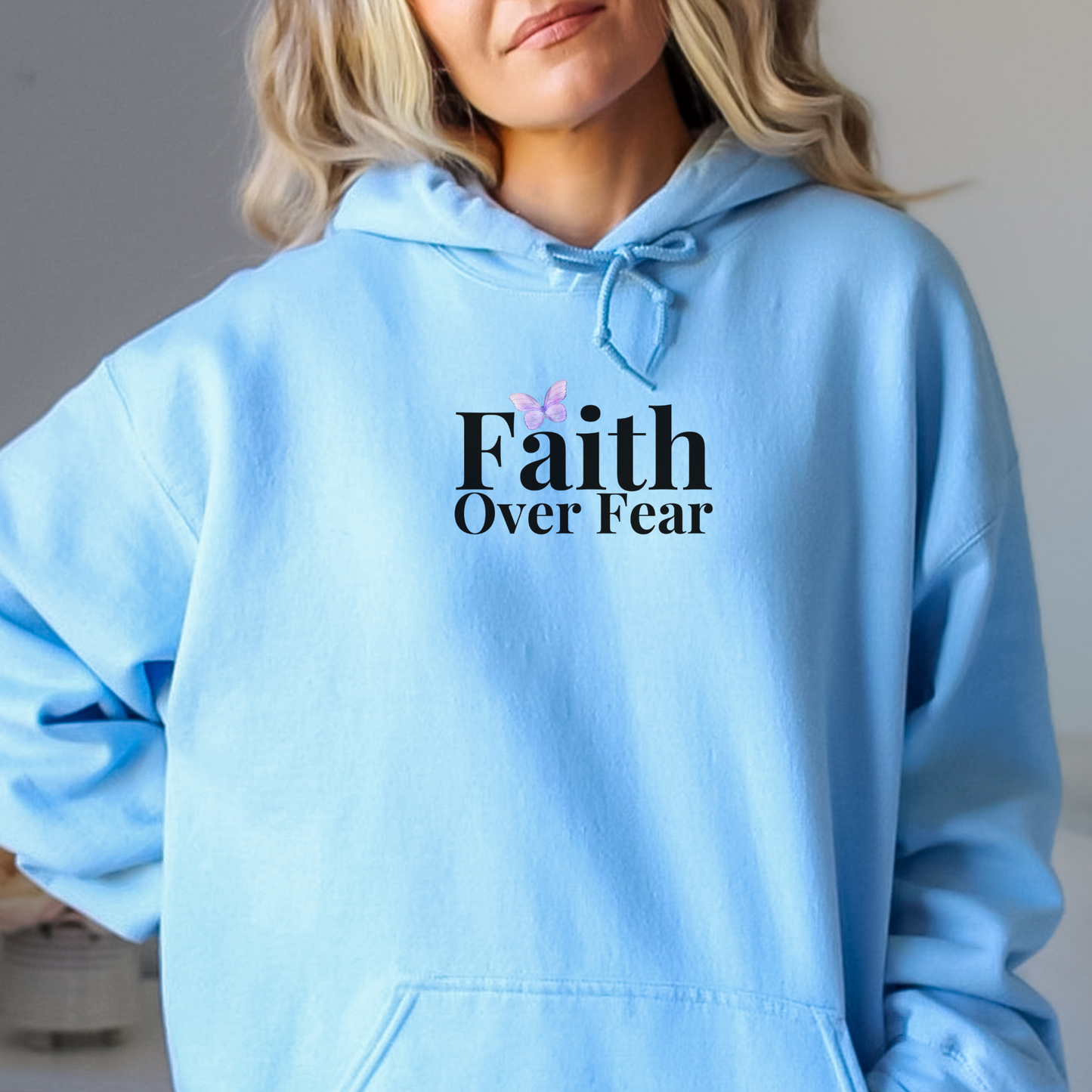 FAITH OVER FEAR UNISEX HOODIE