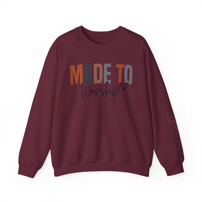 MADE TO WORSHIP CREWNECK SWEATSHIRT