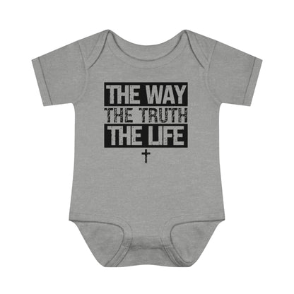 THE WAY THE TRUTH THE LIFE BABY BODYSUIT