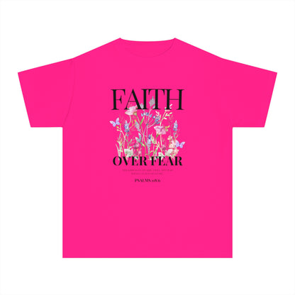 FAITH OVER FEAR YOUTH TEE